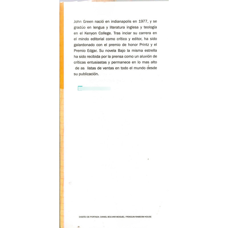 Teorema Katherine. John Green, Mexico 2015