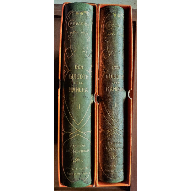 Don Quijote De La Mancha. 2vol, Cervantes 1905 -cromotipica-