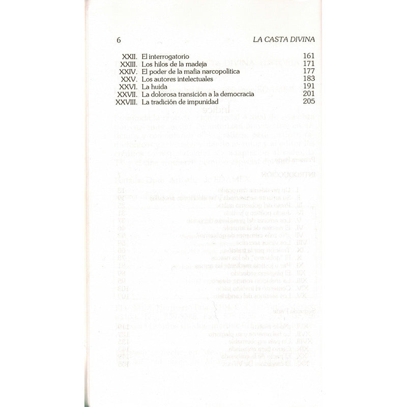 Casta Divina, Narcodemocracia. Zepeda, Mexico 1995 (novela)