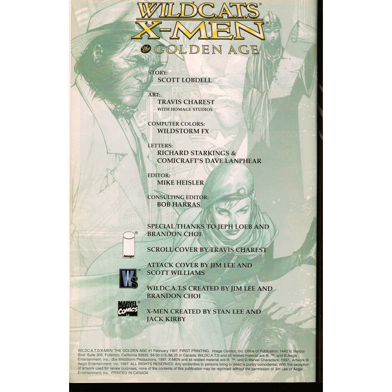 W I L D C. A. T. S. X- M E N. The Golden Age, Canada 1997