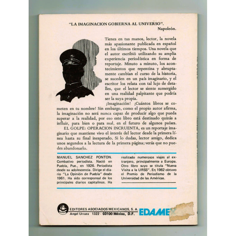 El Golpe, Operacion Incruenta. Sanchez Ponton, Mexico 1983