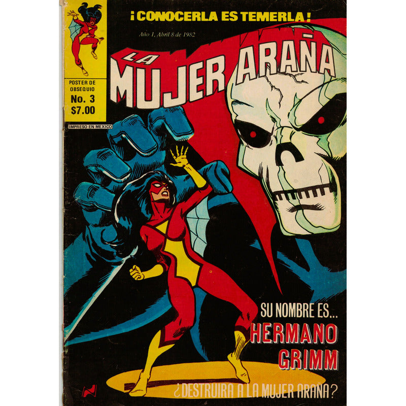 La Mujer Araña # 3 Novedades Editores 1982