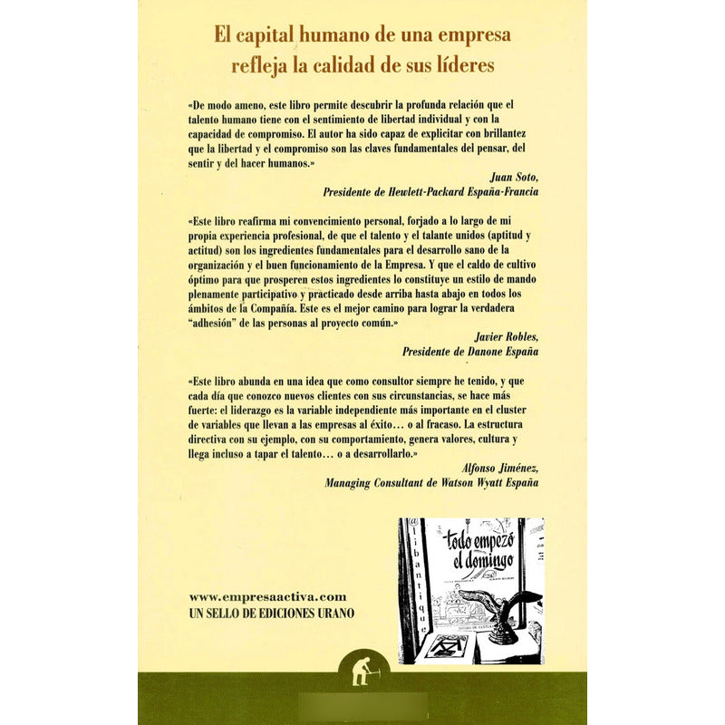 Claves Del Talento -influencia Del Liderazgo-. Cardona, 2002