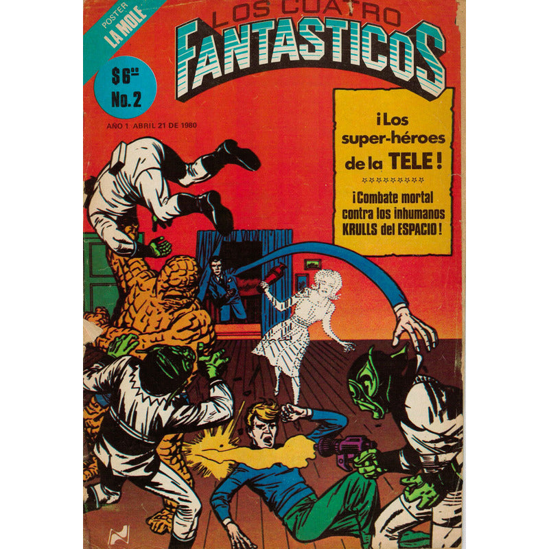 Los Cuatro Fantasticos #2,8,19,20,45,68 Novedades Editores