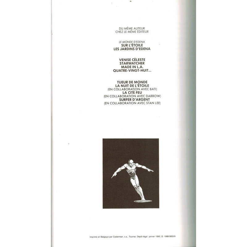 Surfer D'argent. Moebius, Stan Lee, France 1990