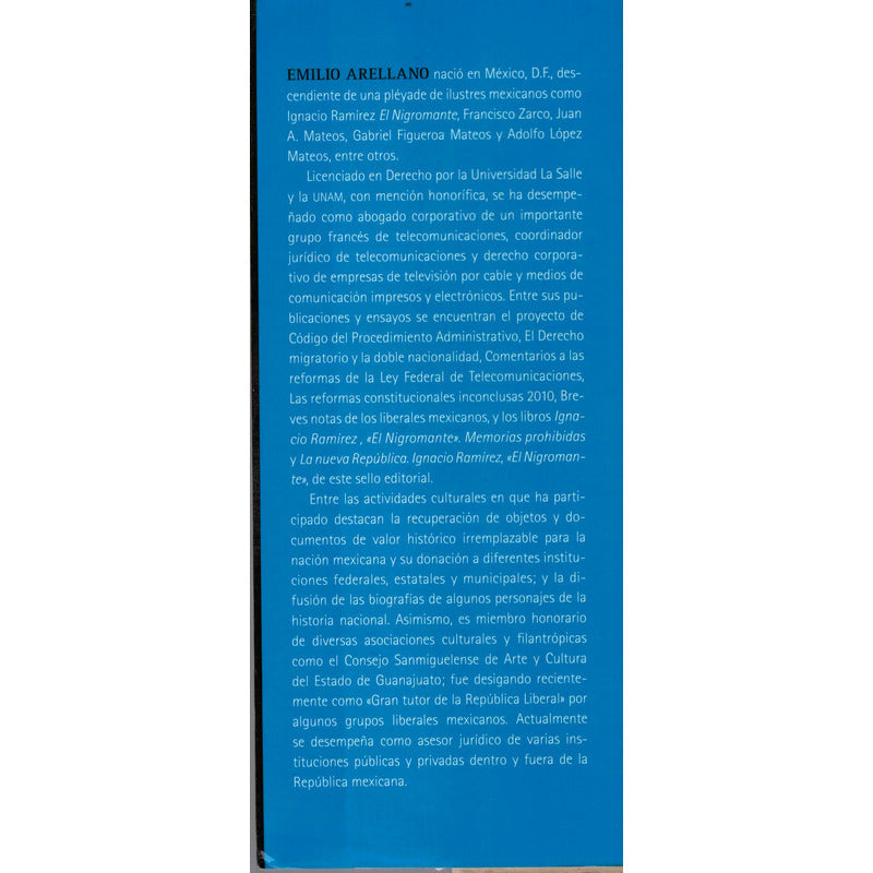 Adolfo Lopez Mateos, Una Nueva Historia. Emilio Arellano