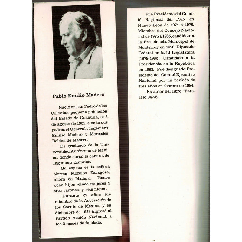 500 Horas De Hielo. Pablo Emilio Madero, Mexico 1985 Campaña