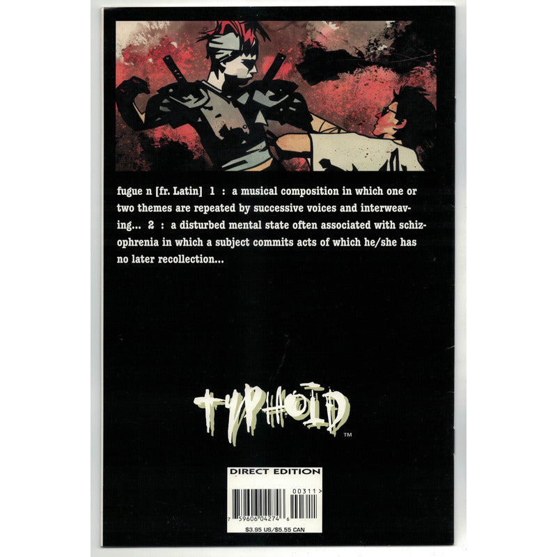 Typhoid 1, 2, 3, 4. Ann Nocenti, Van Fleet, Marvel Edge 1995