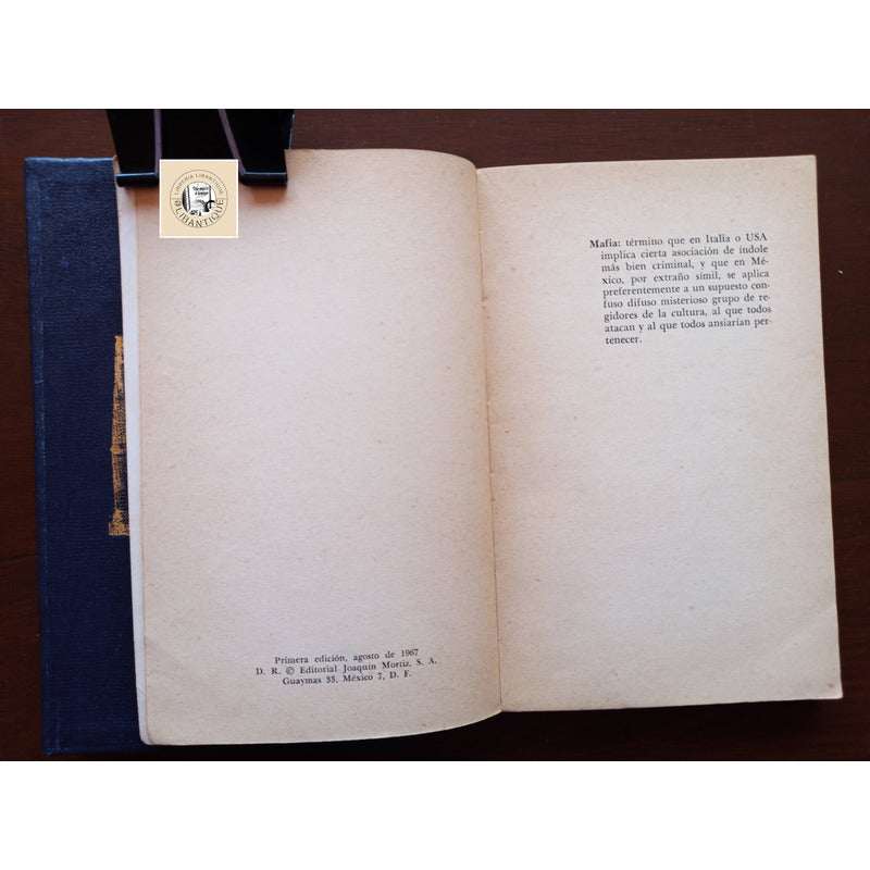 La Mafia. Luis Guillermo Piazza, Mexico 1967 (1a)