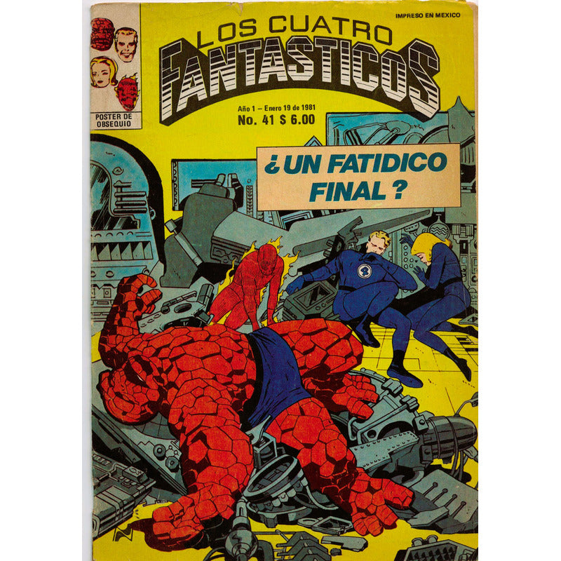 Los Cuatro Fantasticos. # 41 Novedades 1981