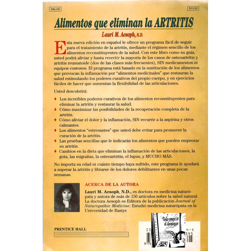 Alimentos Que Eliminan La Artritis. Aesoph, U S 1998