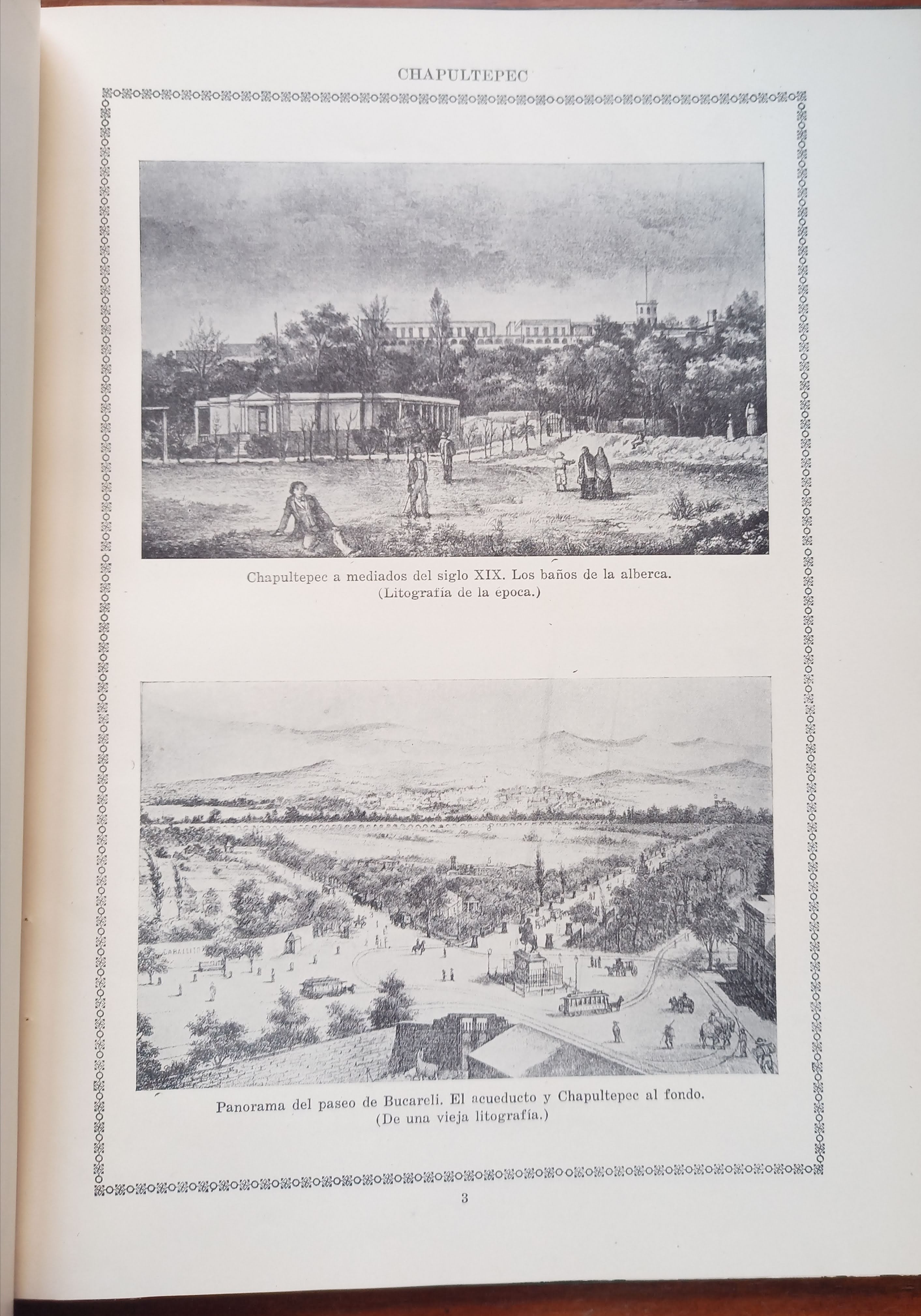 Chapultepec -su leyenda y su historia-. Ruben M Campos, Mexico 1922