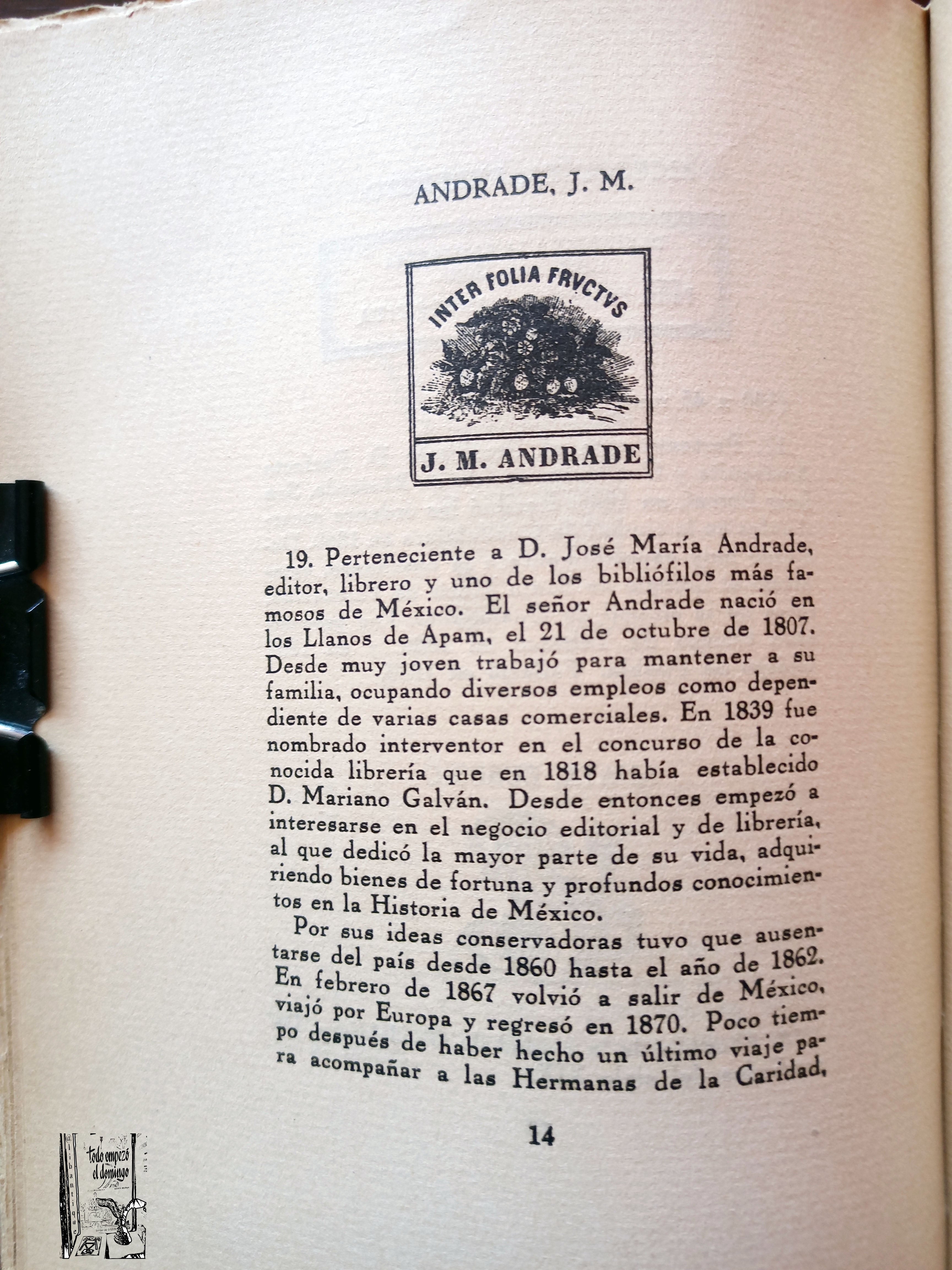 Ex Libris y Bibliotecas de Mexico. Felipe Teixidor, Monografias Bibliograficas, 1931
