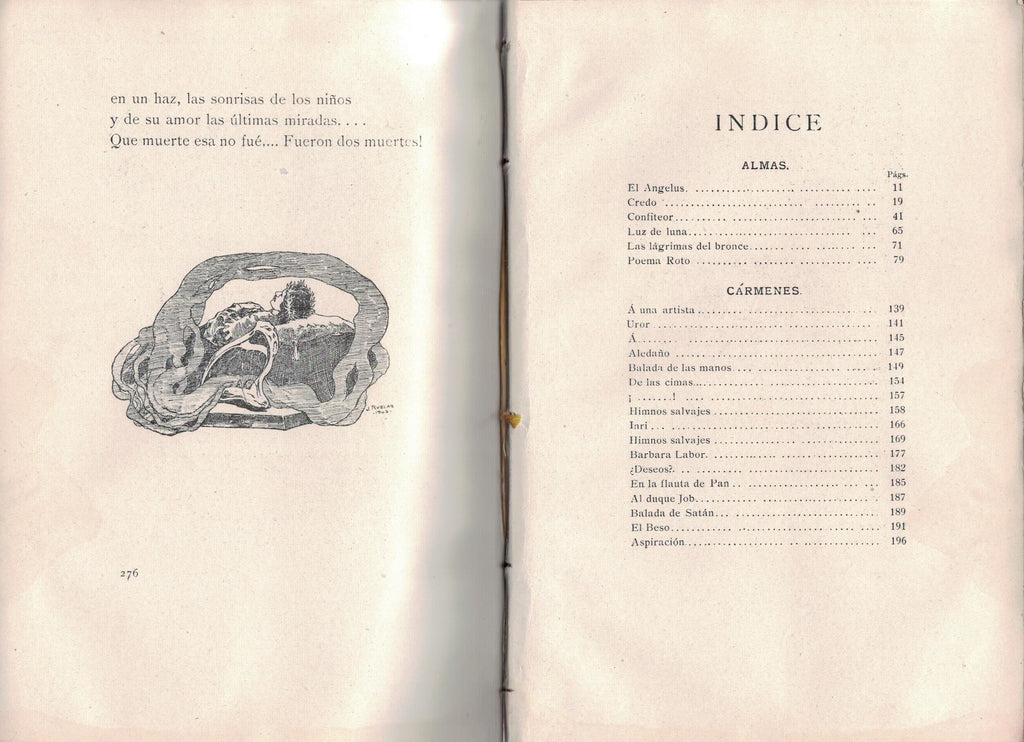 Almas. Carmenes. Jesus E. Valenzuela, Julio Ruelas, Mexico 1904