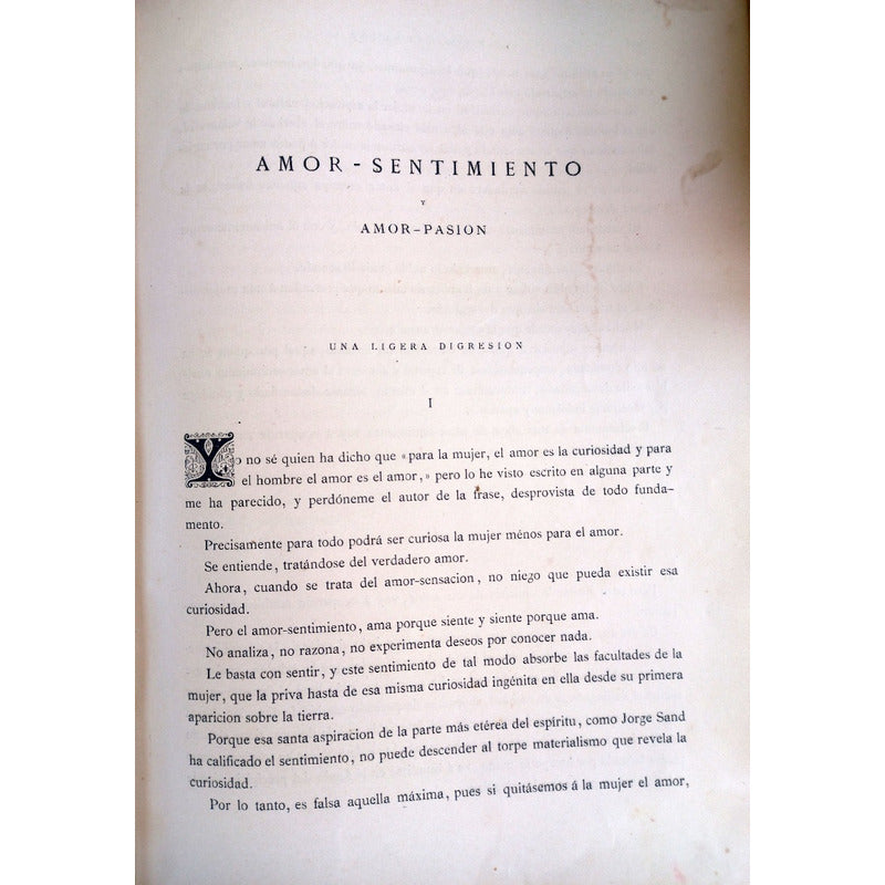 La Mujer Y El Amor -1 De 2-. España 1881 [cromolitografias]