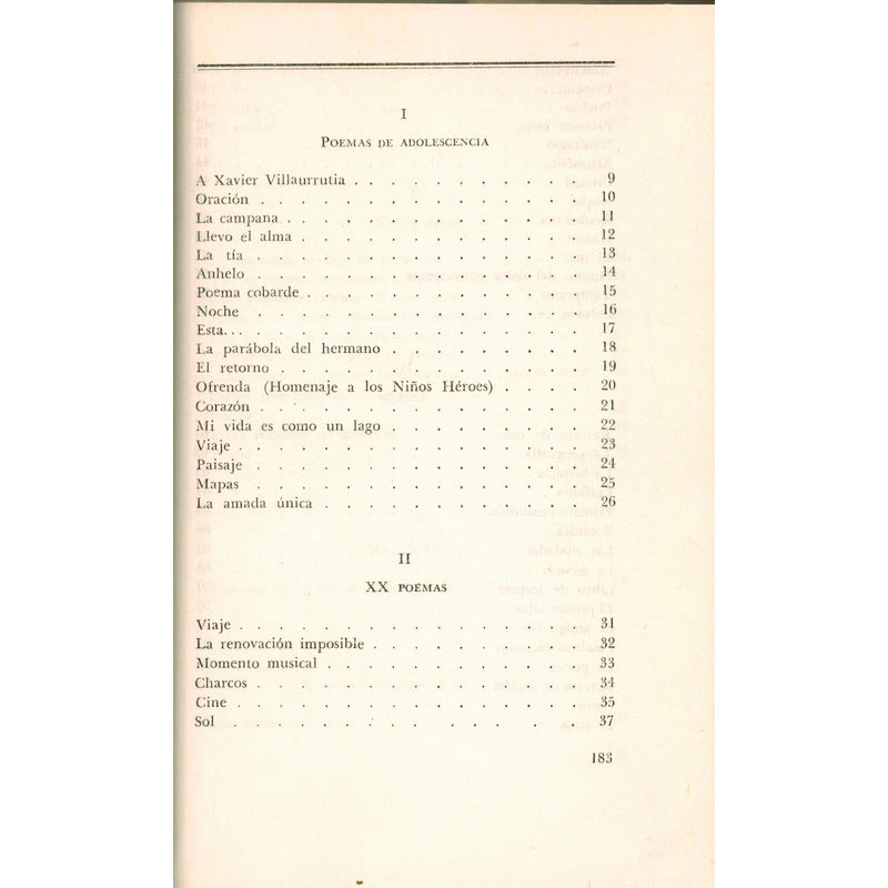 Poesia. Salvador Novo, Mexico 1977 (1a Reimp.)