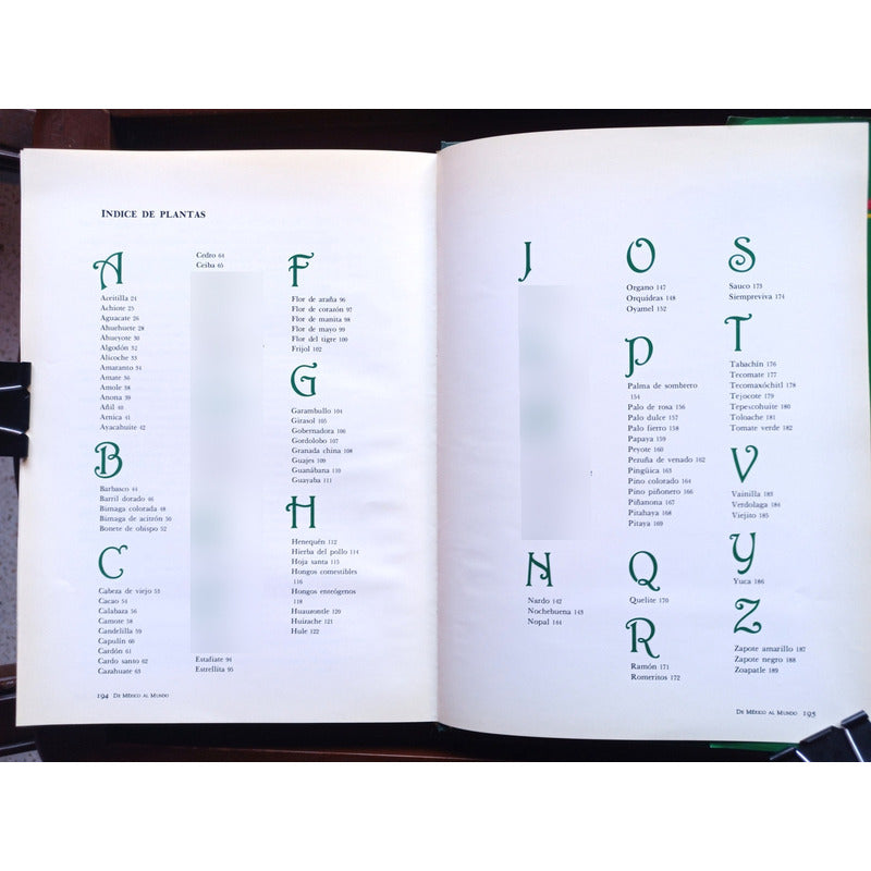 De Mexico Al Mundo: Plantas. Valles Septien, Mexico 1992
