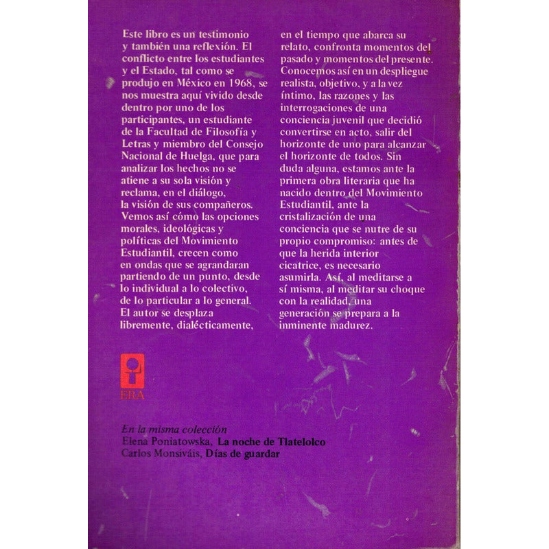 Dias_y_los_años. Gonzalez_de Alba,_era_ed., Mexico 1971(2a)