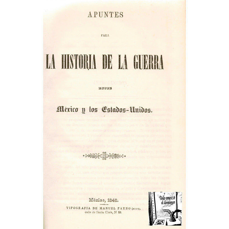 Apuntes Para La Historia Guerra Mexico Estados Unidos 1848