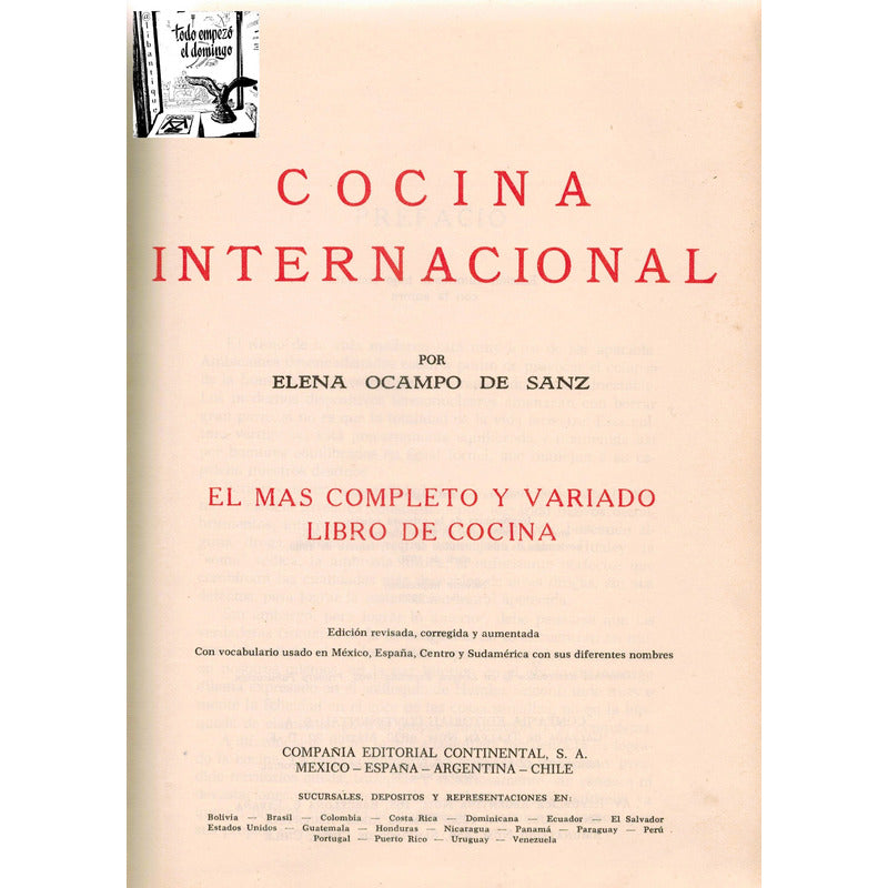 Cocina Internacional. Elena Ocampo, Mexico 1970