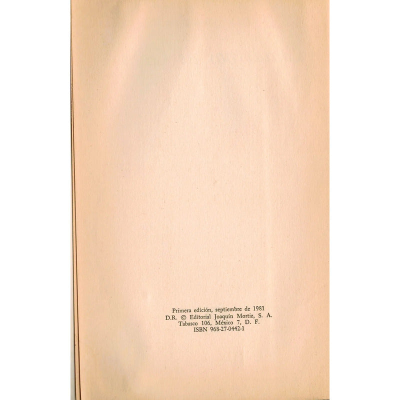 Cuadernos De Gofa. Hugo Hiriart, Mexico 1981 (1a)