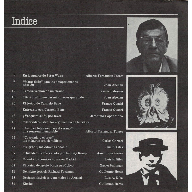 Rajatabla. Pipirijaina. [teatro] #23, 1982, V I I