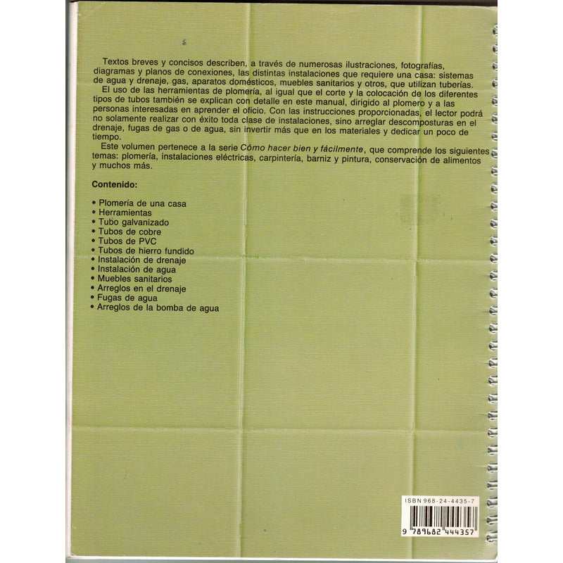 Manual De Plomeria (guia Paso A Paso) Trillas Ed Mexico 1993