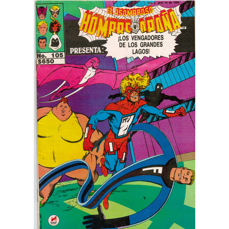 El Asombroso Hombre Araña Los Nov Vengadores # 105 Novedades