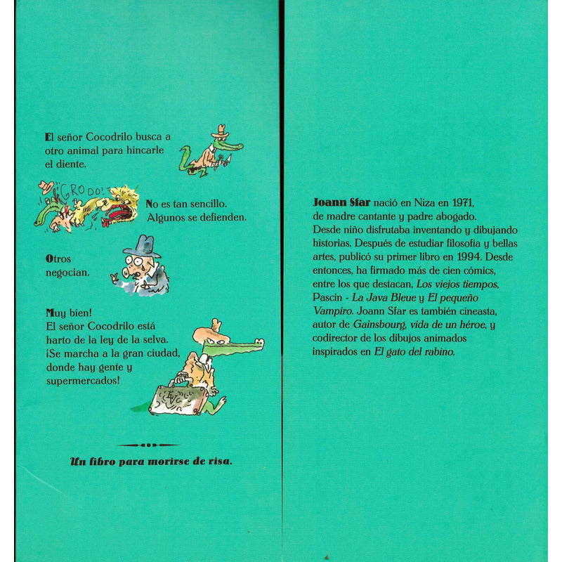 Señor Cocodrilo. Joann Sfar, Ponent Mon Ed. 2010