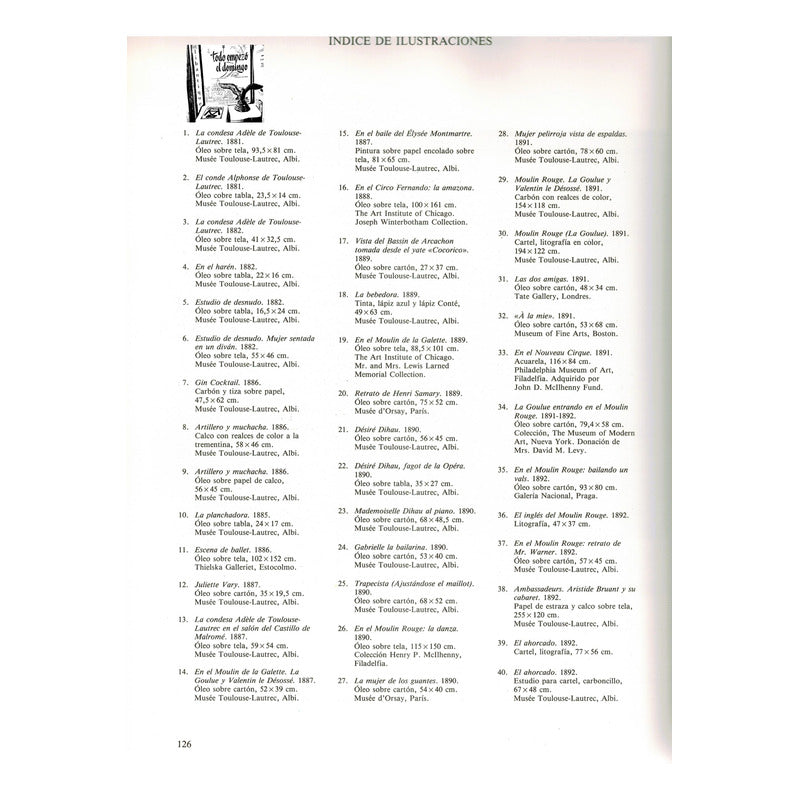 Toulose- Lautrec. Pere Gimferrer, España 1990