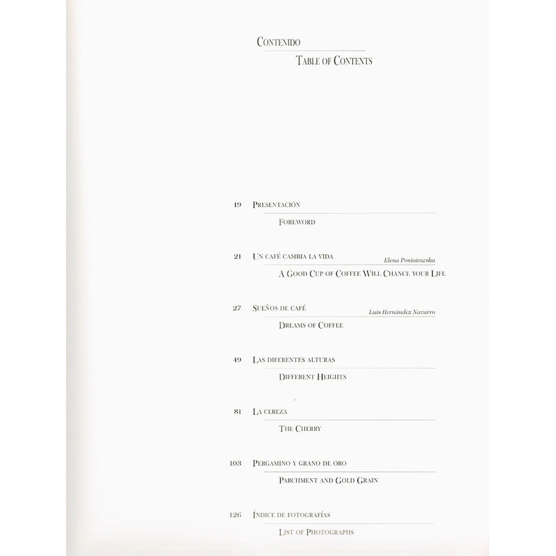 Cafe  Organico. Elena Poniatowska, Mexico 2000