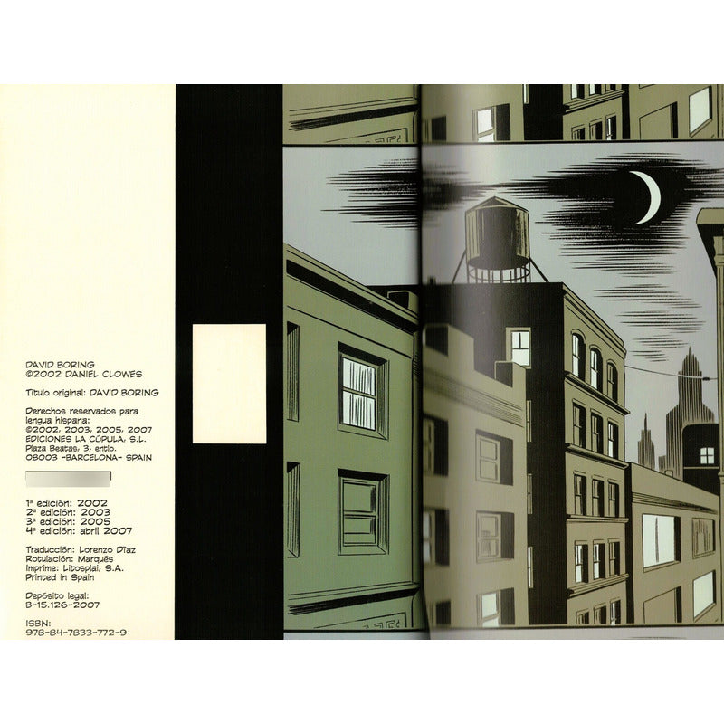 David Boring, David Clowes, Ediciones La Cupula, Pasta Dura