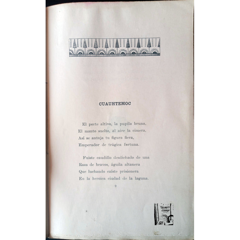 El Aguila Que Cae. Efren Rebolledo, Mexico 1916 (1a)
