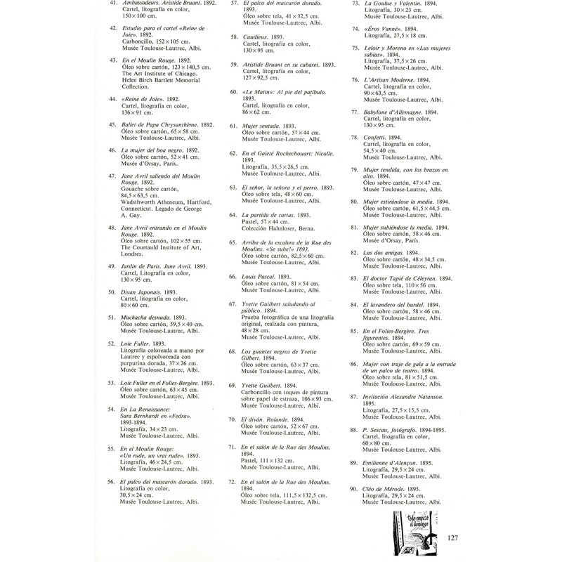 Toulose- Lautrec. Pere Gimferrer, España 1990