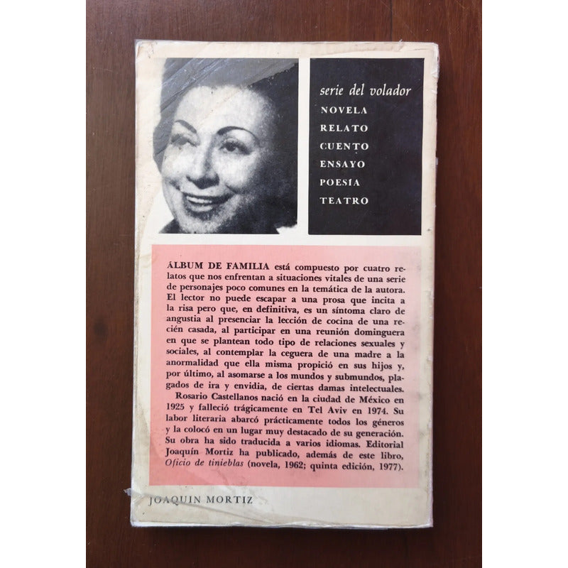 Álbum De Familia. Rosario Castellanos 1987