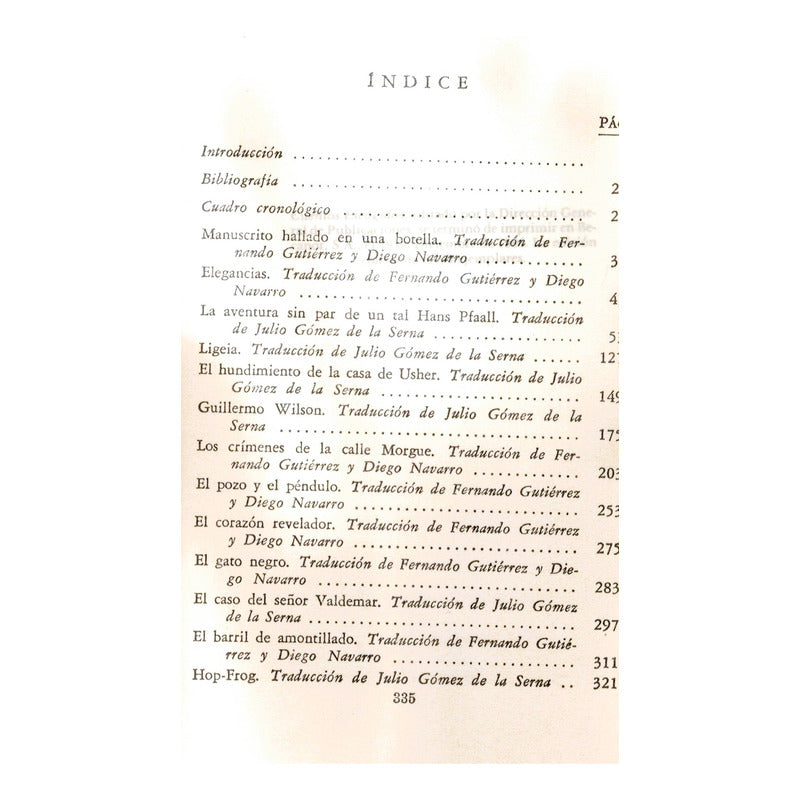 Cuentos Escogidos. Edgar Allan Poe, Mexico 1984