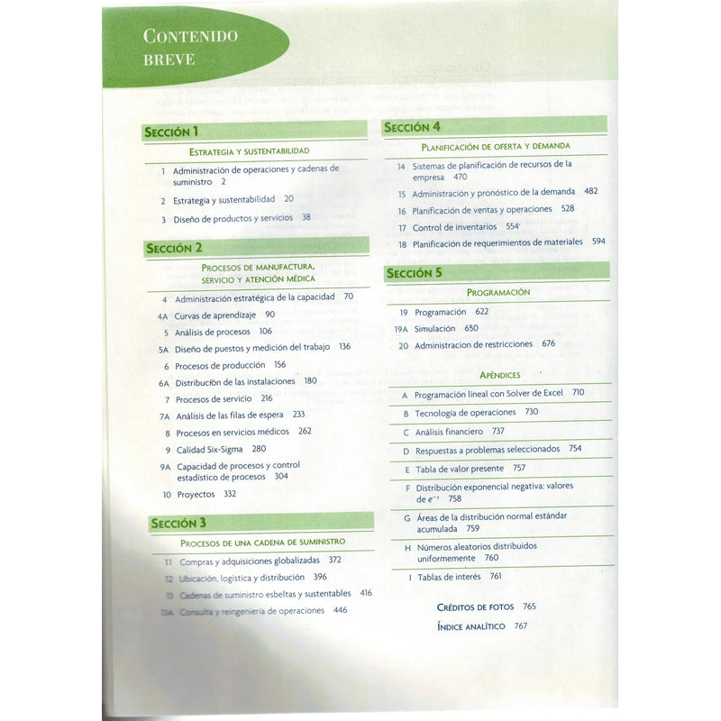 Administracion De Operaciones, Cadenas De Suministro R Chase