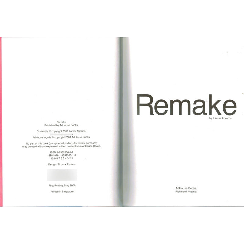 Remake. Lamar Abrams, U S 2009