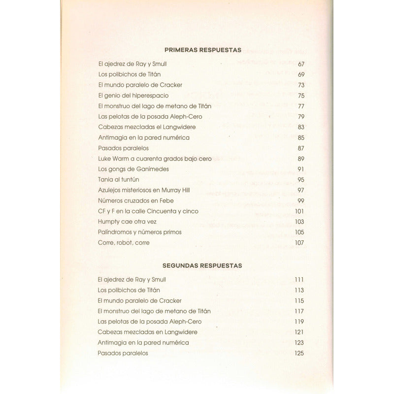 Enigmas Del Robot Farfel. Martin Gardner, España 2018