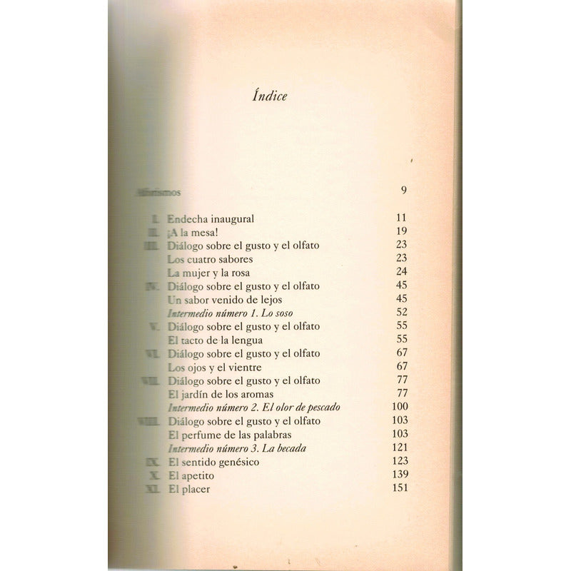 Una Nueva Fisiologia Del Gusto. Amat, Vincent, España 2003
