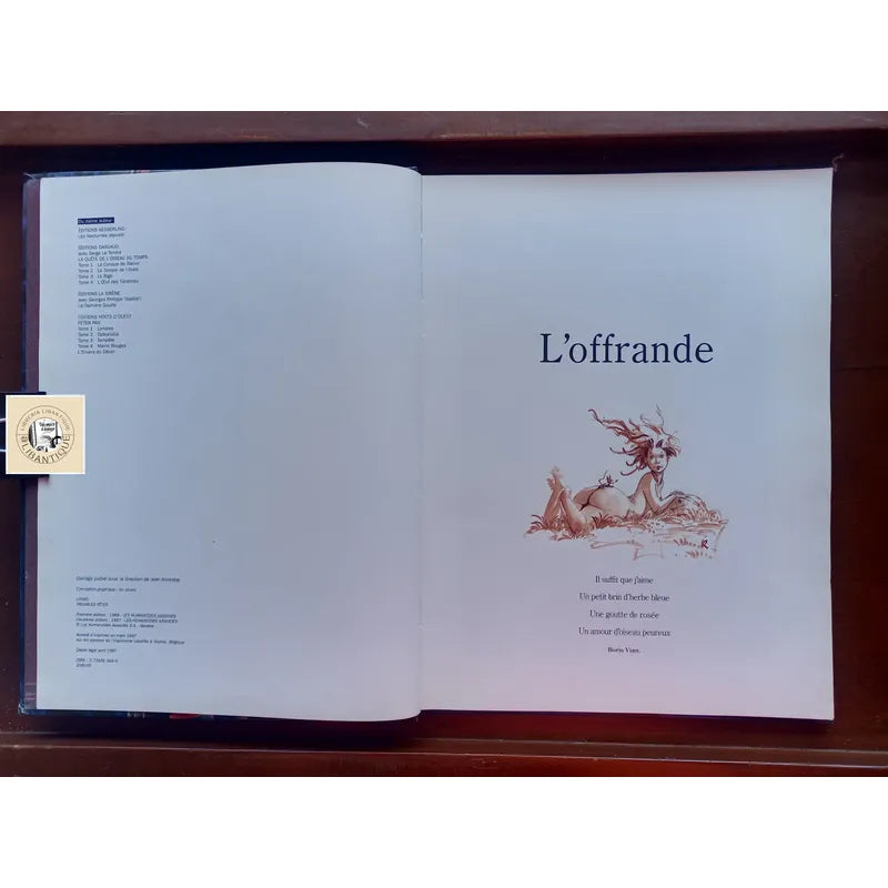 Troubles Fetes. Regis Loisel, Les Humanoides Associes 1997