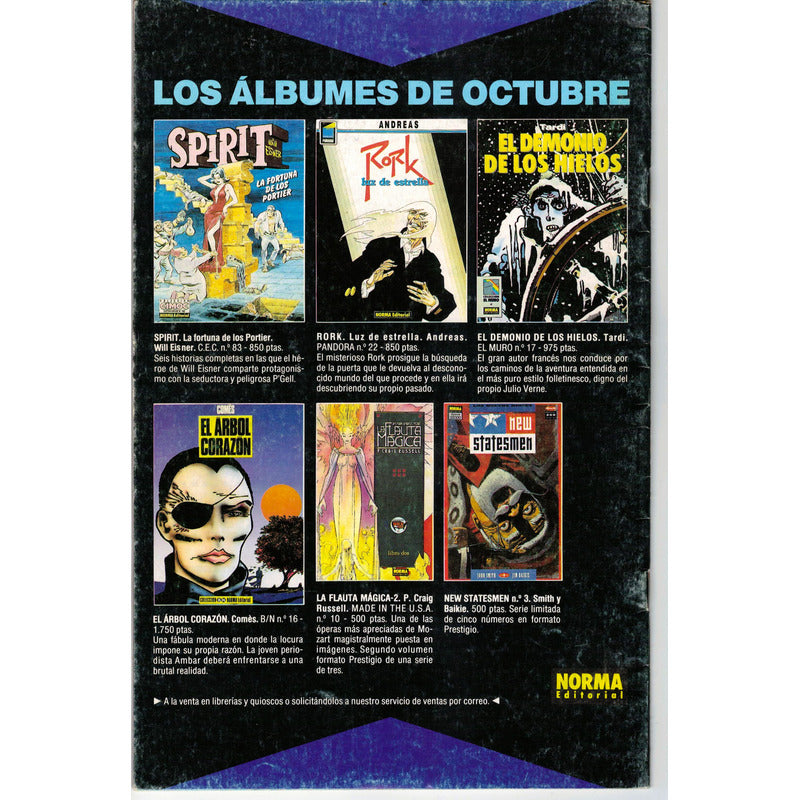 Aliens # 7, Serie Nostromo, Verheiden, Norma Editorial 1991