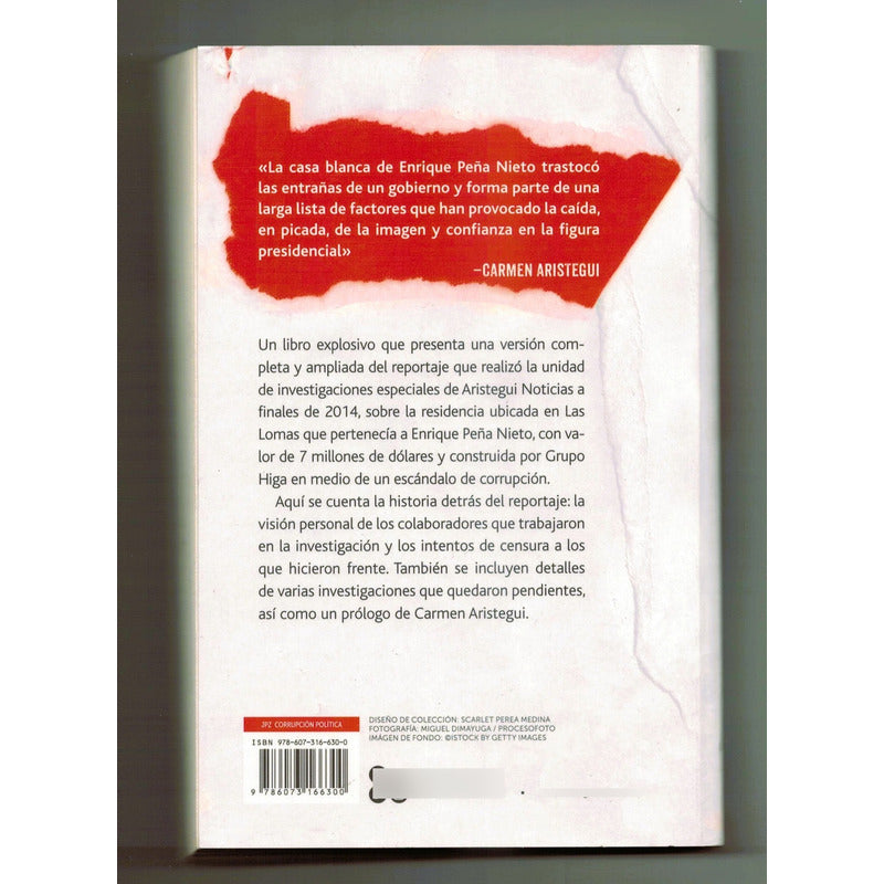 Casa Blanca De Peña Nieto Daniel Lizarraga Mexico 2018 Poket