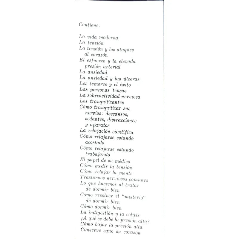 Aprenda A Relajarse Metodo Jacobson Muscular