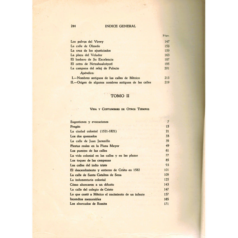 Calles De Mexico (2vol). Luis Gonzalez Obregon Edi Lujo 1947