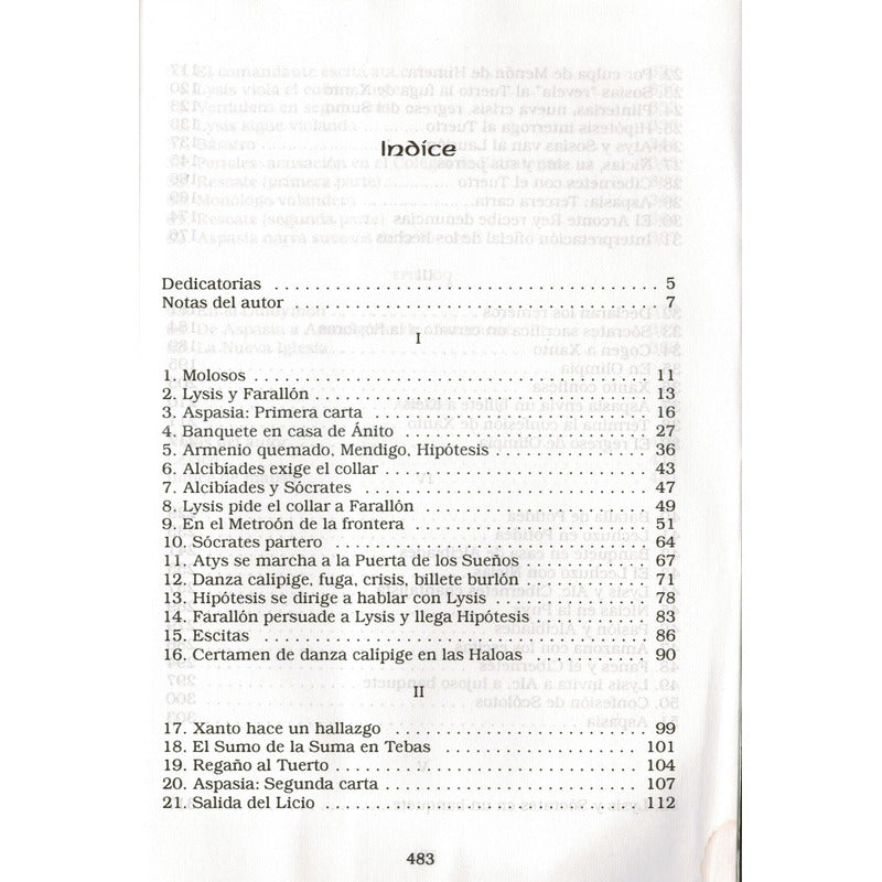 El Ojo De Dindymenio. Daniel Chavarria, ( Grecia S. V A. C.)