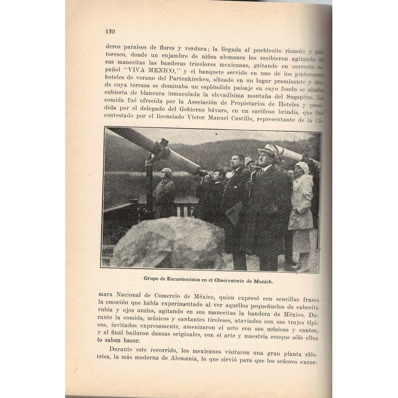 Excursion Hombres Negocios E Intelectuales A Europa 1925