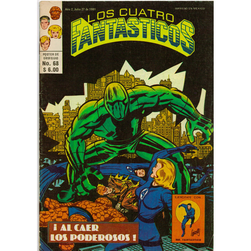 Los Cuatro Fantasticos #2,8,19,20,45,68 Novedades Editores