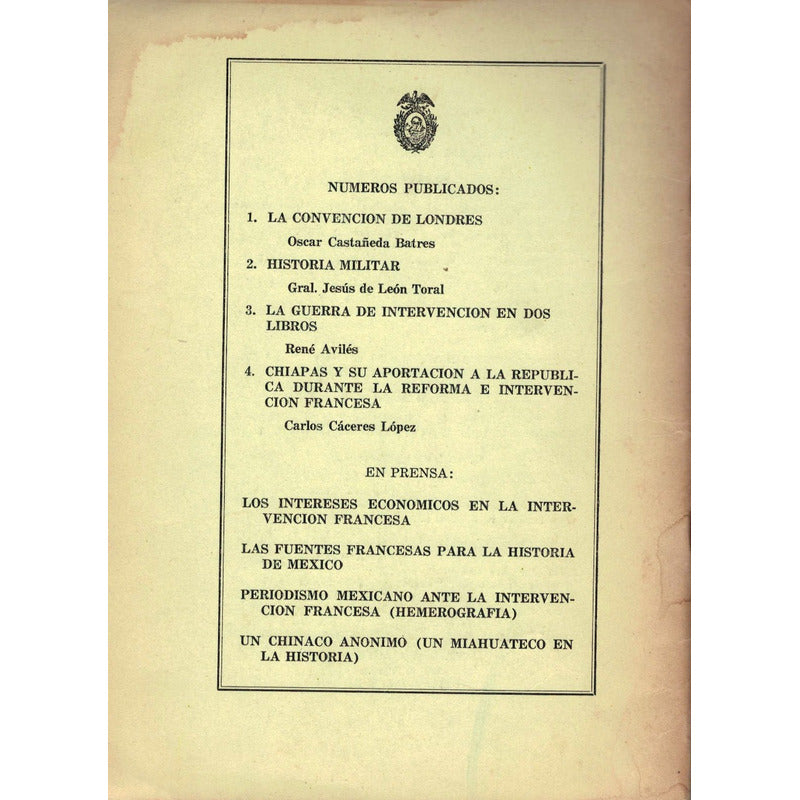 Chiapas Durante La Reforma, Intervencion Francesa 1858-1864