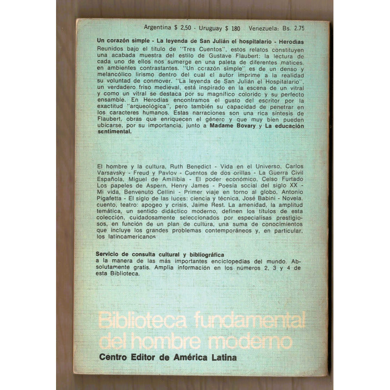 Un Corazon Simple... Gustavo Flaubert, Argentina 1971